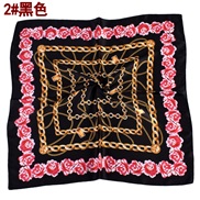 ( black)spring Korean style chain rosecm surface scarves