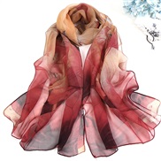 ( red)summer lotus Sunscreen scarves Seaside beach long style lady scarves color thin scarves scarf