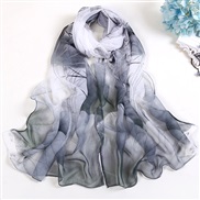 (black and white)summer lotus Sunscreen scarves Seaside beach long style lady scarves color thin scarves scarf
