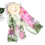 ( green)summer lotus Sunscreen scarves Seaside beach long style lady scarves color thin scarves scarf