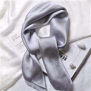 ( gray)scarves samll square neckerchief* pure color scarves fashion all-Purpose Korean style samll neckerchief