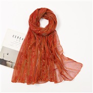 (  red )draughty fashion gold head  color gold shawl  V