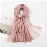 (   hide powder )pure color cotton flower scarf head   summer shawl gold fashion scarves V