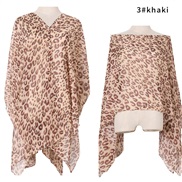( khaki)leopard lady Sunscreen shawl print scarves shawl summer shawlshawl