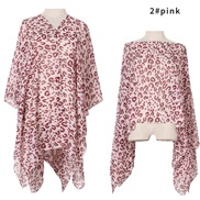 ( Pink)leopard lady Sunscreen shawl print scarves shawl summer shawlshawl