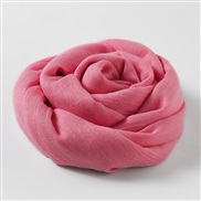 (95*195 cm)( Pink.)pure color cotton scarf woman Sunscreen scarves samll Collar beach long scarves summer