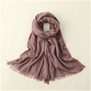 (95*195 cm)(  pink)pure color cotton scarf woman Sunscreen scarves samll Collar beach long scarves summer