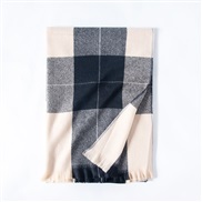 (70*180CM)( gray)grid scarf imitate sheep velvet scarf shawl woman  fashion thick warm Collar