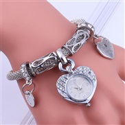 ( white)Korean style fashion watch wrist-watches watch-face  love watch Korean style steel belt watch