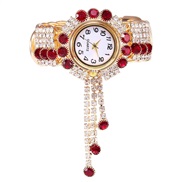 ( red)fashion lady bangle watch Korean style trend quartz watch-face personality dayns watch woman style