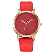( red)fashon lady watch woman watch-face quartz watch-face belt woman style wrst-watches