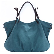 ( blue)canvas bag occidental style fashion all-Purpose Korean style retro new women big bag portable shoulder