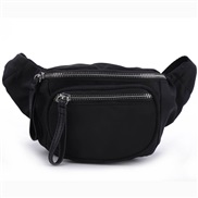 ( black)occidental style retro bag  leopard neutral shoulder bag  outdoor sports Nylon messenger bag bag