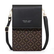 ( black)lady bag love buckle fashion vertical style shoulder high capacity multicolor print bag