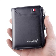 (   black)man coin bagwallet men short style leather gold occidental style