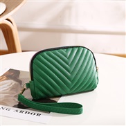 ( green) flowerV pattern Clutchladies handbag samll bag Korean style fashion leisure bag
