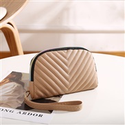 ( khaki) flowerV pattern Clutchladies handbag samll bag Korean style fashion leisure bag