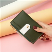 ( green)Card purse woman Korean style small fresh tassel coin Purse more splice color Mini samll coin bag woman