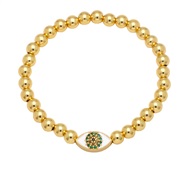 ( green) eyes bracelet woman bronze gilded Beads handmade beads bracelet briefins windbrg