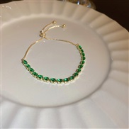 ( Bracelet  green)drop zircon bracelet big fashionins high woman