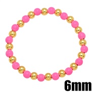 ( rose Red)Bohemia color bracelet creative handmade bronze gilded enamel beads beads elasticity braceletbrg