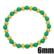 ( green)Bohemia color bracelet creative handmade bronze gilded enamel beads beads elasticity braceletbrg