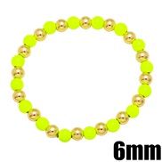 ( yellow)Bohemia color bracelet creative handmade bronze gilded enamel beads beads elasticity braceletbrg