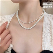 (N N)occidental style retro Pearl necklace woman samll clavicle chain beads necklace