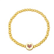( rose Red)gilded beadsins samll diamond love bracelet loversbrh