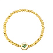 ( green)gilded beadsins samll diamond love bracelet loversbrh