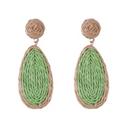 ( green)Bohemia wind color earrings  classic drop retro earring
