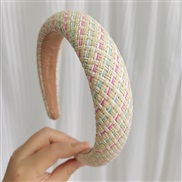 ( pink white )occidental style eadband Country style retro temperament eadband width thick head