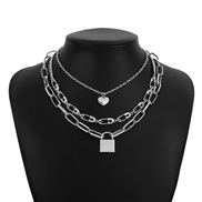 ( White K) fashion exaggerating necklace  loveOV creative chain retro wind necklace