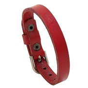 ( red) brief retro multicolor Cowhide bracelet occidental style fashion fashion man bangle