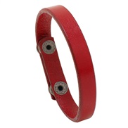 ( red)briefins wind fashion all-Purpose Cowhide bracelet occidental style fashion man