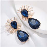 ( blue)occidental style  Bohemia trend earrings earring  personality creative fashion arring exaggerating fashion