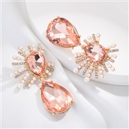 ( Pink)occidental style  Bohemia trend earrings earring  personality creative fashion arring exaggerating fashion