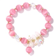 color Opal crystal bracelet flower Pearl bracelet