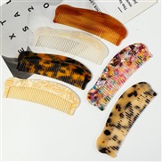 new occidental style leopard Acetate sheet marble pattern color pattern head