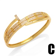 (C) temperament fully-jewelled bangle womanins retro personality Starry all-Purpose fashionbrg