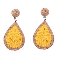 ( yellow)summerins wind color drop earrings woman occidental style elegant temperament Earring