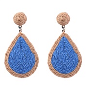 ( blue)summerins wind color drop earrings woman occidental style elegant temperament arring