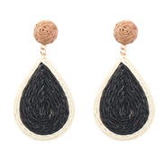 ( black)summerins wind color drop earrings woman occidental style elegant temperament arring