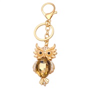 ( Gold)occidental style fashion personality owl bag bag buckle pendant Metal key bucklekca
