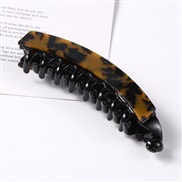 ( .cm)new Korean style woman Acetate sheet hair clip color all-Purpose leopard