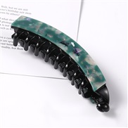 (  green.cm)new Korean style woman Acetate sheet hair clip color all-Purpose leopard