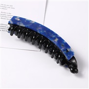 (  blue.cm)new Korean style woman Acetate sheet hair clip color all-Purpose leopard