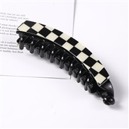 ( black and white.cm)new Korean style woman Acetate sheet hair clip color all-Purpose leopard