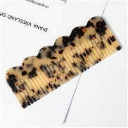 new occidental style leopard Acetate sheet marble pattern big color flower head