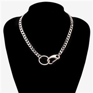 occidental style necklace  punk retro Acrylic chain necklace  fashion all-Purpose beads clavicle chain